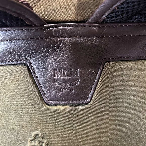 MCM LARGE BROWN VISETOS BACKPACK - Picture 6 of 16